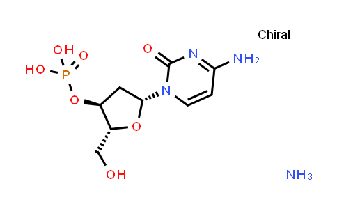CAS No. 102783-50-6, (2R,3S,5R)-5-(4-氨基-2-氧代嘧啶-1(2H)-基)-2-(羟甲基)四氢呋喃-3-基二氢磷酸盐,氨盐