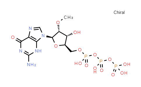CAS No. 61556-44-3, ((2R,3R,4R,5R)-5-(2-Amino-6-oxo-3,6-dihydro-9H-purin-9-yl)-3-hydroxy-4-methoxytetrahydrofuran-2-yl)methyl tetrahydrogen triphosphate