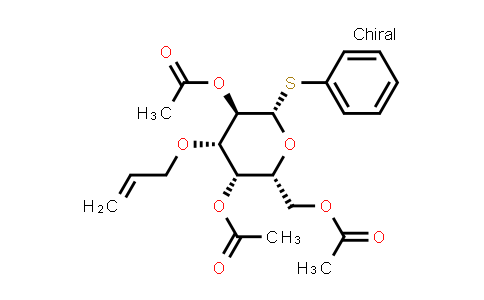 1820572-28-8 | (2R,3S,4S,5R,6S)-2-(乙酰氧基甲基)-4-(烯丙氧基)-6-(苯硫基)四氢-2H-吡喃-3,5-二乙酸二酯