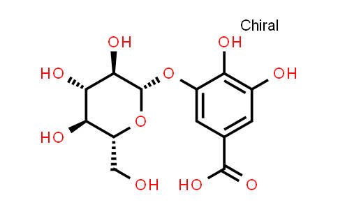 91984-84-8 | 3,4-Dihydroxy-5-(((2S,3R,4S,5S,6R)-3,4,5-trihydroxy-6-(hydroxymethyl)tetrahydro-2H-pyran-2-yl)oxy)benzoic acid