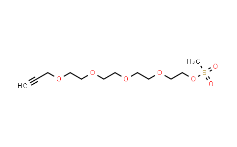 1233816-83-5 | 丙炔基-四聚乙二醇-甲磺酸酯