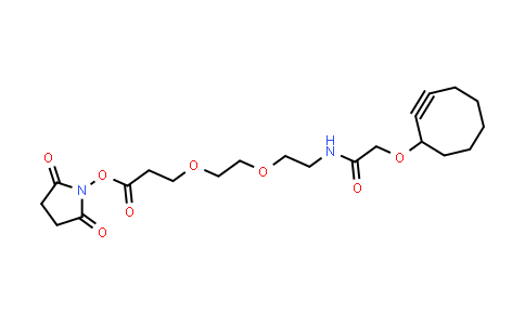 2101206-22-6 | Cyclooctyne-O-amido-PEG2-NHS ester