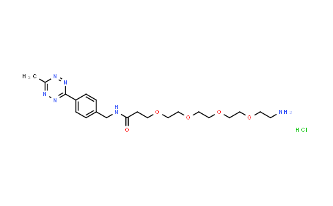 MC839896 | 2656478-51-0 | Methyltetrazine-PEG4-amine (hydrochloride)