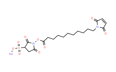 211236-68-9 | 磺基-KMUS(N-(κ-马来酰亚胺基十一烷酰氧基)磺基琥珀酰亚胺酯)