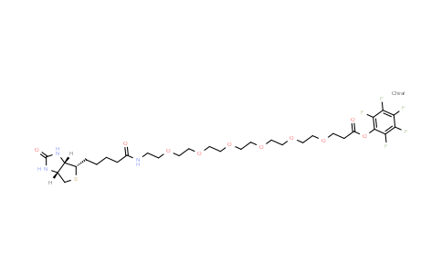 MC839956 | 1352814-12-0 | 全氟苯基23-氧代-27-((3aS,4S,6aR)-2-氧代六氢-1H-噻吩[3,4-d]咪唑-4-基)-4,7,10,13,16,19-六氧基-22-氮杂庚酸盐