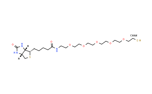 866935-65-1 | N-(17-Mercapto-3,6,9,12,15-pentaoxaheptadecyl)-5-((3aS,4S,6aR)-2-oxohexahydro-1H-thieno[3,4-d]imidazol-4-yl)pentanamide
