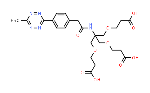 2665664-66-2 | Methyltetrazine-amido-Tri-(acid-PEG1-ethoxymethyl)-methane