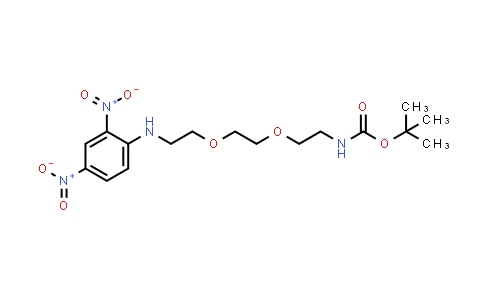 850090-16-3 | tert-Butyl (2-(2-(2-((2,4-dinitrophenyl)amino)ethoxy)ethoxy)ethyl)carbamate