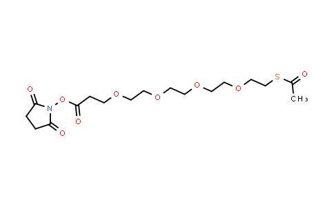 MC840230 | 937025-17-7 | 2,5-Dioxopyrrolidin-1-yl 2-oxo-6,9,12,15-tetraoxa-3-thiaoctadecan-18-oate
