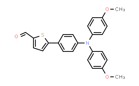 CAS No. 1343425-46-6, 5-(4-(Bis(4-methoxyphenyl)amino)phenyl)thiophene-2-carbaldehyde