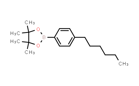 CAS No. 881838-90-0, 2-(4-Hexylphenyl)-4,4,5,5-tetramethyl-1,3,2-dioxaborolane