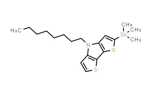 CAS No. 1831130-97-2, 4-辛基-2-(三甲基甲锡烷基)-4H-二噻吩并[3,2-b:2',3'-d]吡咯