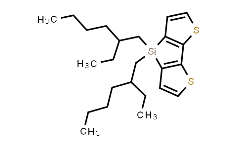 CAS No. 1207627-85-7, 4,4-Bis(2-ethylhexyl)-4H-silolo[3,2-b:4,5-b']dithiophene