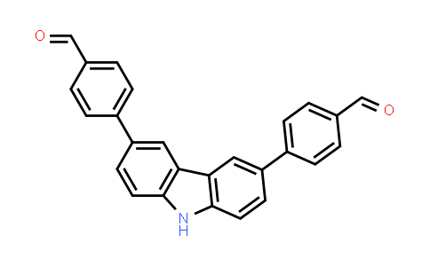 CAS No. 1380609-13-1, 4,4'-(9H-咔唑-3,6-二基)二苯甲醛