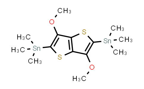CAS No. 1801357-03-8, (3,6-二甲氧基噻吩并[3,2-b]噻吩-2,5-二基)双(三甲基锡烷)