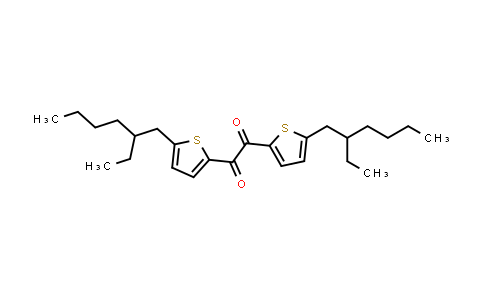 CAS No. 1450879-08-9, 1,2-Bis(5-(2-ethylhexyl)thiophen-2-yl)ethane-1,2-dione