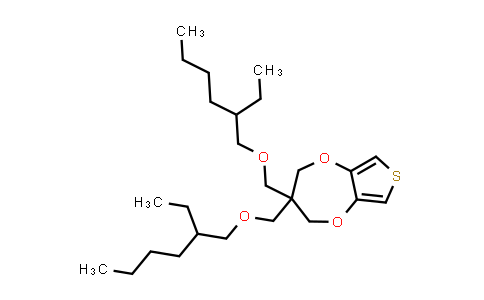 CAS No. 634591-75-6, 3,3-双[[(2-乙基己基)氧基]甲基]-3,4-二氢-2H-噻吩并[3,4-b][1,4]二氧杂平