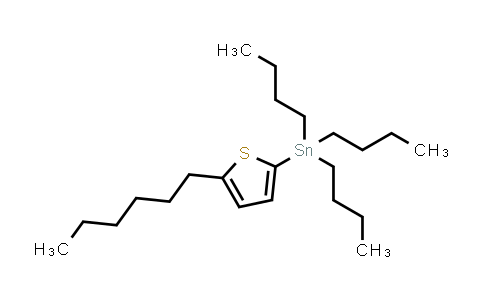 CAS No. 388616-37-3, 三丁基(5-己基噻吩-2-基)锡烷
