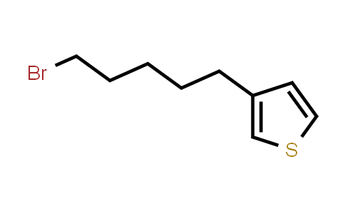 CAS No. 125878-90-2, 3-(5-Bromopentyl)thiophene