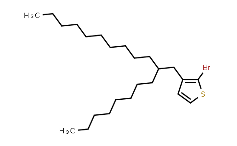 CAS No. 1268060-77-0, 2-溴-3-(2-辛基十二烷基)噻吩
