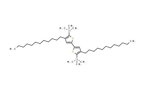 CAS No. 1007347-63-8, (4,4'-Didodecyl-[2,2'-bithiophene]-5,5'-diyl)bis(trimethylstannane)
