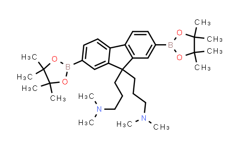 953390-94-8 | 3,3'-(2,7-Bis(4,4,5,5-tetramethyl-1,3,2-dioxaborolan-2-yl)-9H-fluorene-9,9-diyl)bis(N,N-dimethylpropan-1-amine)