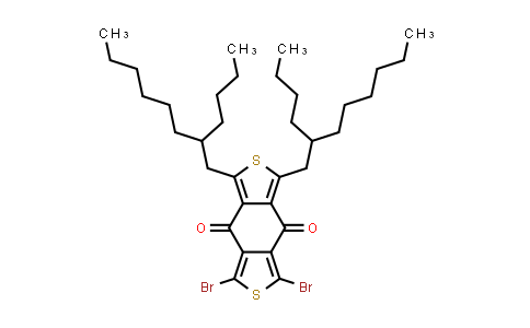 DY840348 | 2093197-88-5 | 1,3-二溴-5,7-双(2-丁基辛基)-4H,8H-苯并[1,2-c:4,5-c']二噻吩-4,8-二酮