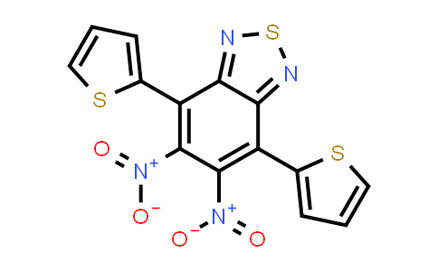 CAS No. 165190-73-8, 5,6-Dinitro-4,7-di(thiophen-2-yl)benzo[c][1,2,5]thiadiazole