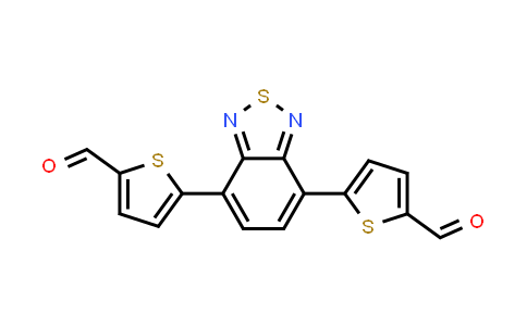 CAS No. 882303-63-1, 5,5'-(Benzo[c][1,2,5]thiadiazole-4,7-diyl)bis(thiophene-2-carbaldehyde)