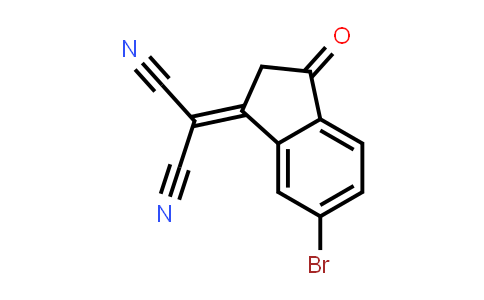 CAS No. 507484-47-1, 2-(6-溴-3-氧-2,3-二氢-1H-茚-1-亚基)丙二腈