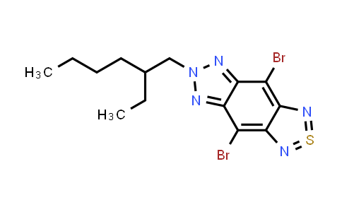 CAS No. 1307899-44-0, 4,8-二溴-6-(2-乙基己基)-6H-2位4未2-[1,2,3]三唑并[4,5-f]-2,1,3-苯并噻二唑