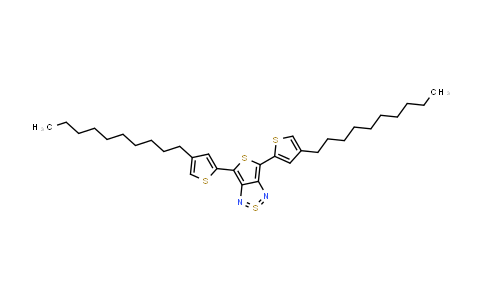 CAS No. 914613-38-0, Thieno[3,4-c][1,2,5]thiadiazole-2-SIV, 4,6-bis(4-decyl-2-thienyl)-