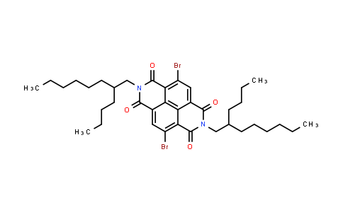 CAS No. 1614253-96-1, 4,9-二溴-2,7-双(2-丁酰基)苯并[lmn][3,8]菲罗啉-1,3,6,8(2H,7H)-四酮