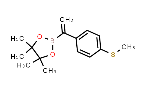 2559765-21-6 | 4,4,5,5-Tetramethyl-2-(1-(4-(methylthio)phenyl)vinyl)-1,3,2-dioxaborolane