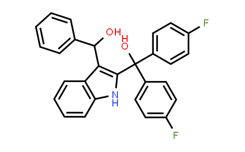 2756363-33-2 | 双(4-氟苯基)(3-(羟基(苯基)甲基)-1H-吲哚-2-基)甲醇