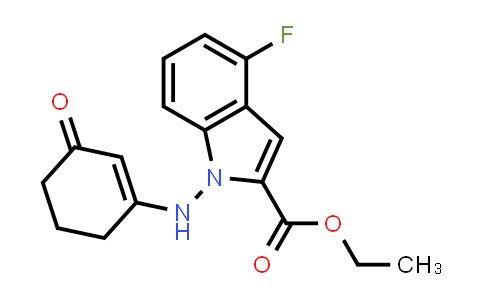 2914975-76-9 | 4-氟-1-((3-氧代环己-1-烯-1-基)氨基)-1H-吲哚-2-羧酸乙酯