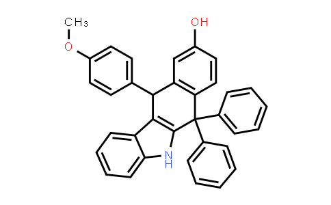 2868337-90-8 | 11-(4-Methoxyphenyl)-6,6-diphenyl-6,11-dihydro-5H-benzo[b]carbazol-9-ol