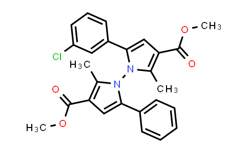 2764870-53-1 | 5-(3-氯苯基)-2,2'-二甲基-5'-苯基-[1,1'-联吡咯]-3,3'-二羧酸二甲酯