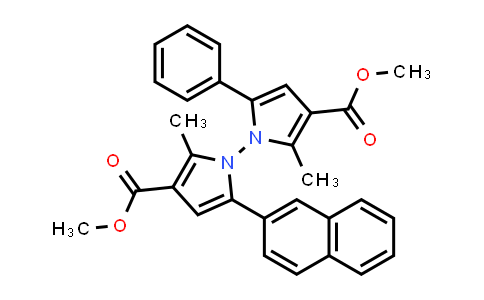 2764870-49-5 | 2,2'-二甲基-5-(萘-2-基)-5'-苯基-[1,1'-联吡咯]-3,3'-二羧酸二甲酯
