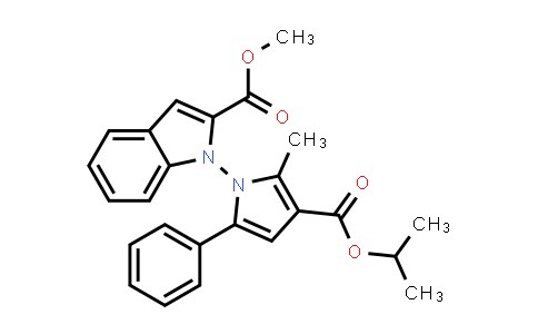 2764870-45-1 | 1-(3-(异丙氧基羰基)-2-甲基-5-苯基-1H-吡咯-1-基)-1H-吲哚-2-羧酸甲酯