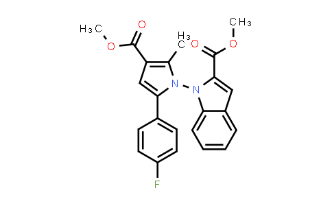 2764870-29-1 | 1-(5-(4-氟苯基)-3-(甲氧羰基)-2-甲基-1H-吡咯-1-基)-1H-吲哚-2-羧酸甲酯