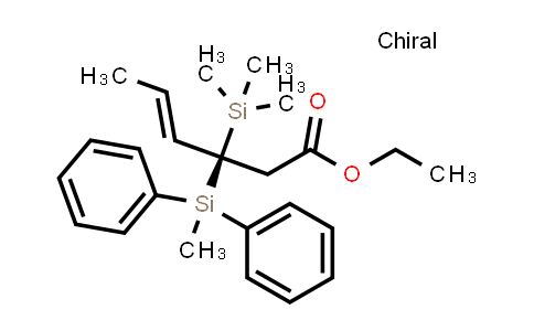 2087969-56-8 | Ethyl (R,E)-3-(methyldiphenylsilyl)-3-(trimethylsilyl)hex-4-enoate
