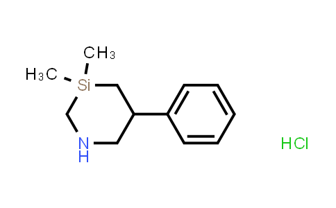 2684399-92-4 | 3,3-Dimethyl-5-phenyl-1,3-azasilinane hydrochloride