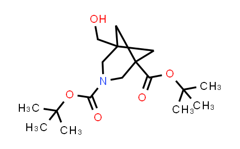 2731009-73-5 | ditert-butyl 5-(hydroxymethyl)-3-azabicyclo[3.1.1]heptane-1,3-dicarboxylate