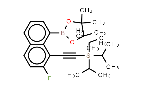 2503307-87-5 | 2-[2-fluoro-8-(4,4,5,5-tetramethyl-1,3,2-dioxaborolan-2-yl)-1-naphthyl]ethynyl-triisopropyl-silane