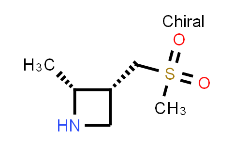 2725774-18-3 | (2R,3R)-2-methyl-3-(methylsulfonylmethyl)azetidine