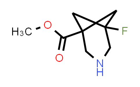 MC841361 | 2580179-50-4 | methyl 5-fluoro-3-azabicyclo[3.1.1]heptane-1-carboxylate