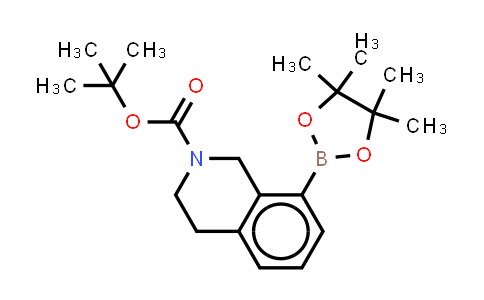 893566-73-9 | tert-butyl 8-(4,4,5,5-tetramethyl-1,3,2-dioxaborolan-2-yl)-1,2,3,4-tetrahydroisoquinoline-2-carboxylate