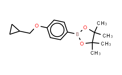 1366577-88-9 | 2-[4-(cyclopropylmethoxy)phenyl]-4,4,5,5-tetramethyl-1,3,2-dioxaborolane