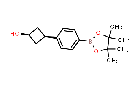 MC841637 | 1312478-69-5 | cis-3-[4-(4,4,5,5-tetramethyl-1,3,2-dioxaborolan-2-yl)phenyl]cyclobutan-1-ol